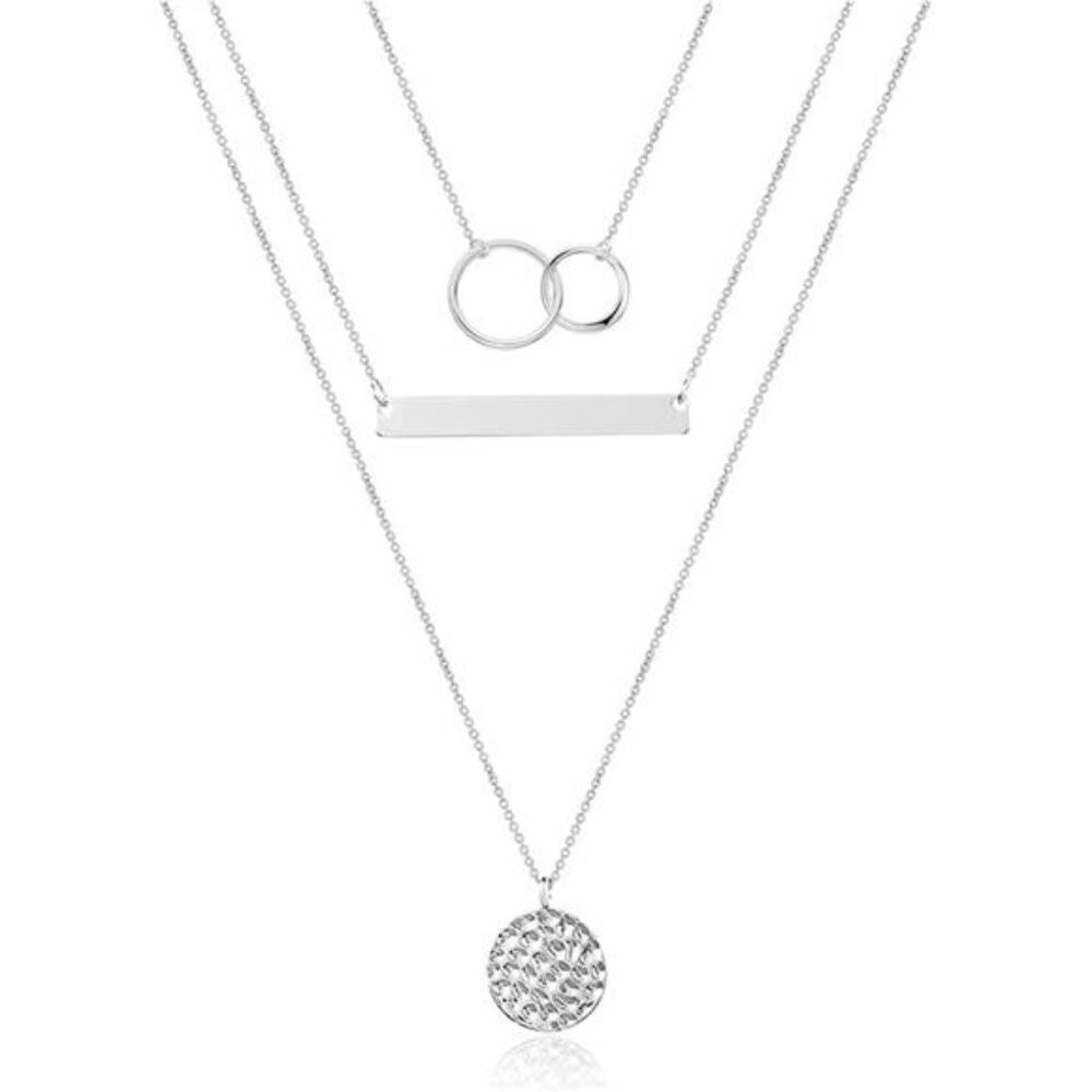 Dainty Layered Choker Necklace, Handmade 14K Gold Plated Y Pendant
